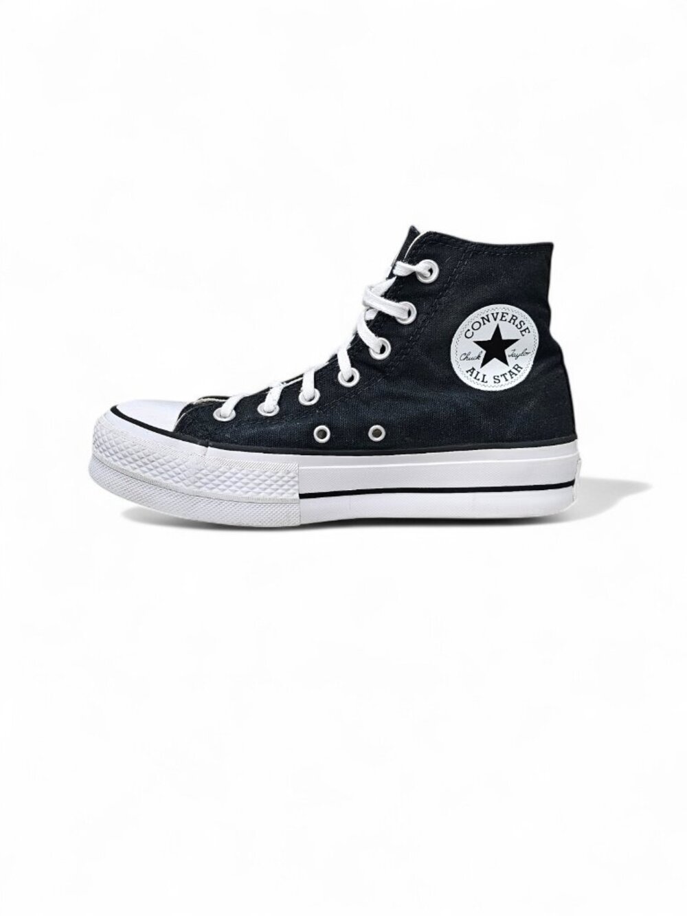 Converse Chuck Taylor All Star High-Top Platform Sneaker 7 Women's  Black White